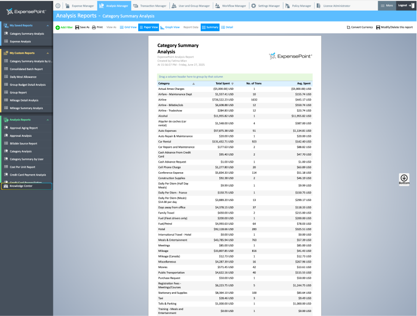 Audit-Ready Reporting