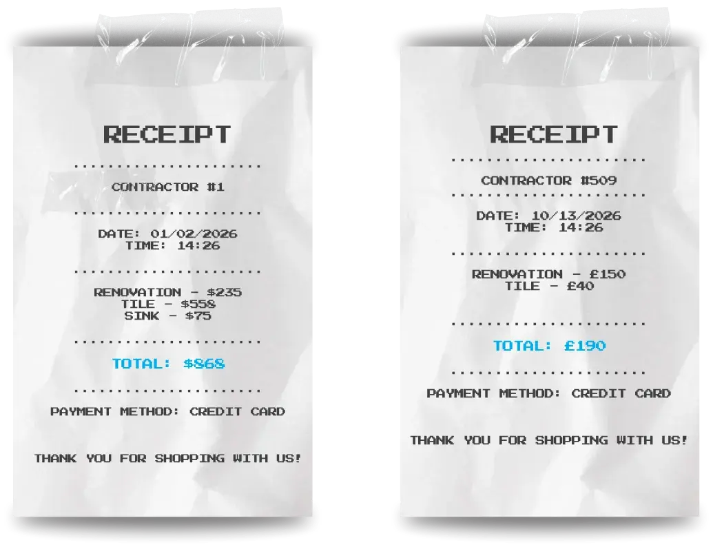Receipts